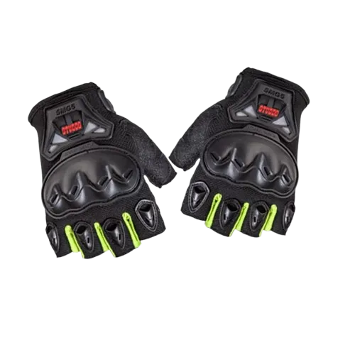 Studds Smg5 Fluorescent Green Gloves Riding Gears