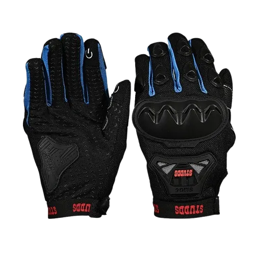 Studds Smg6 Blue Gloves Riding Gears