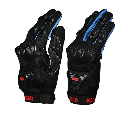 Studds Smg6 Blue Gloves Riding Gears
