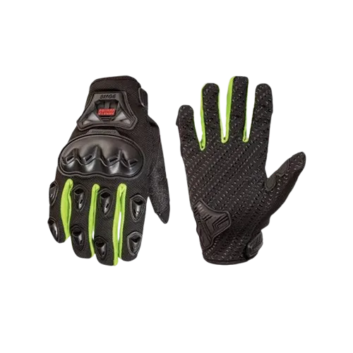 STUDDS Smg6 Fluorescent Green Gloves Riding Gears