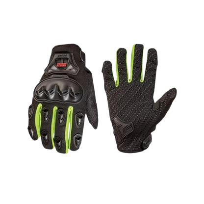 STUDDS Smg6 Fluorescent Green Gloves Riding Gears