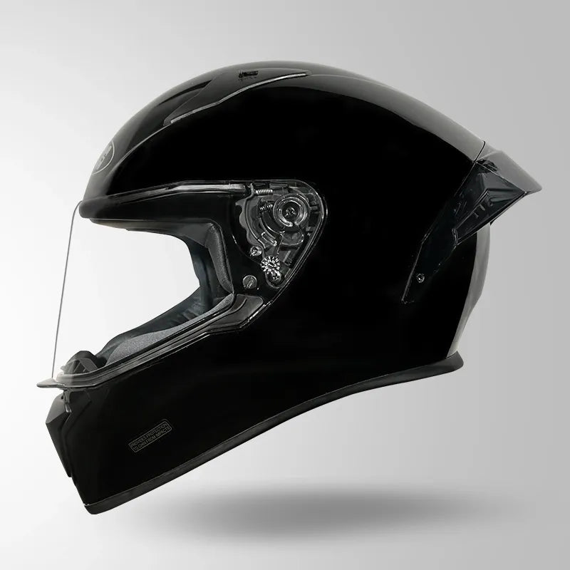 STUDDS Thunder Bluetooth Cr Black Full Face Helmet