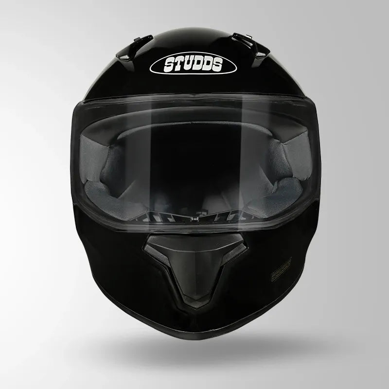 STUDDS Thunder Bluetooth Cr Black Full Face Helmet