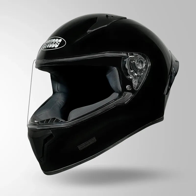 STUDDS Thunder Bluetooth Cr Black Full Face Helmet