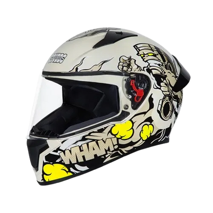 STUDDS Thunder D10 White N5 Full Face Helmet