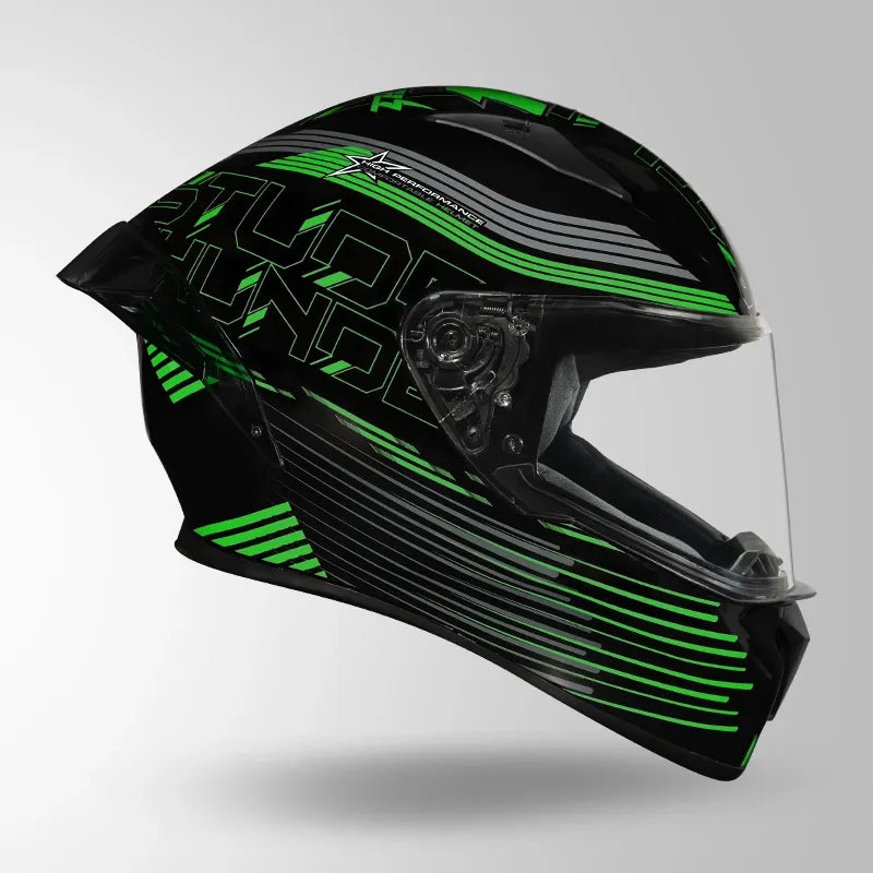 STUDDS Thunder D11 Black N3 Full Face Helmet