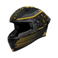 STUDDS Thunder D11 Black Yellow N5 Full Face Helmet