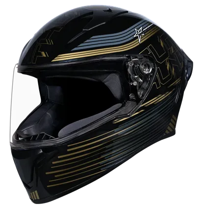 Studds Thunder D11 Matt Black N12 Full Face Helmet