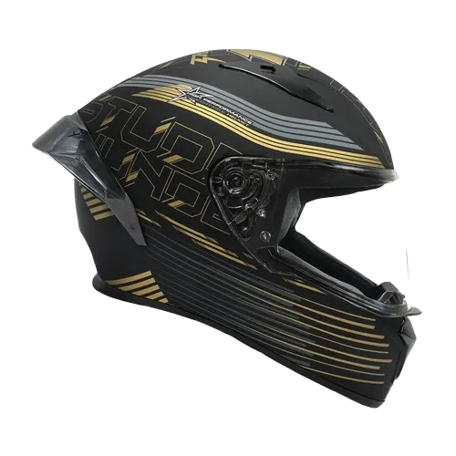 Studds Thunder D11 Matt Black N12 Full Face Helmet