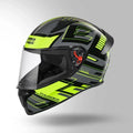 Studds Thunder D3 Gloss Black Neon Yellow Helmet