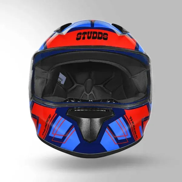 STUDDS Thunder D3 Matt Blue N2 Full Face Helmet