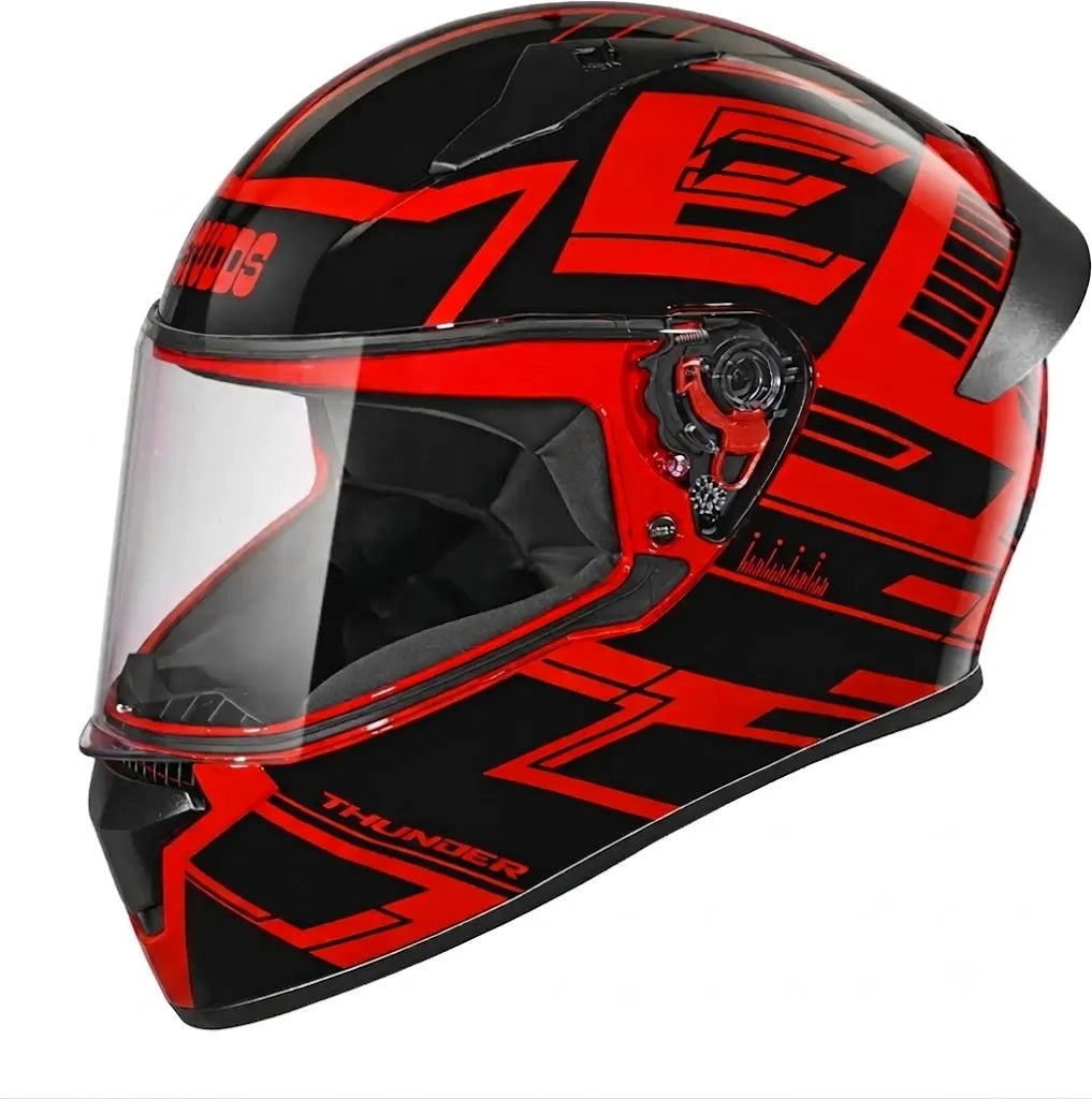 STUDDS Thunder D3 Matt Red N9 Full Face Helmet