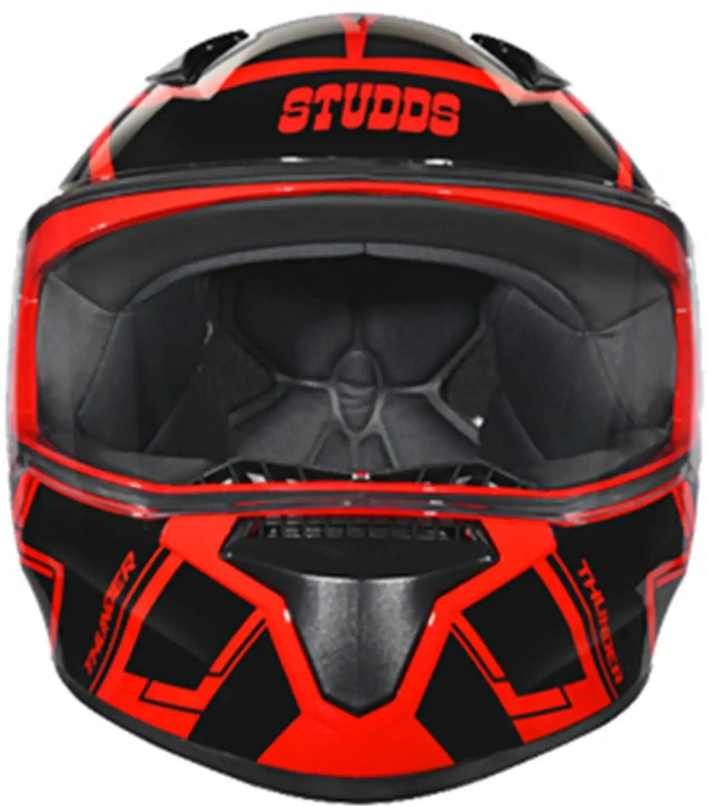STUDDS Thunder D3 Matt Red N9 Full Face Helmet
