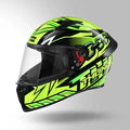 STUDDS Thunder D5 Black Green N5 Full Face Helmet