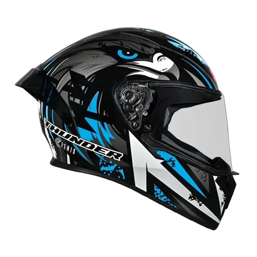 Studds Thunder Fenix Black N1 Full Face Helmet