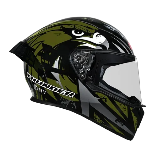 Studds Thunder Fenix Black N3 Full Face Hemet