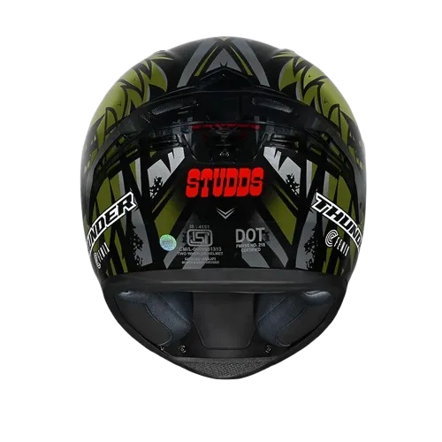 Studds Thunder Fenix Black N3 Full Face Hemet