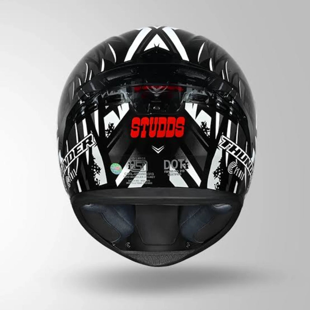 Studds Thunder Fenix Black N6 Full Face Helmet