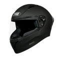 STUDDS Thunder Matt Black Smoky Spoiler Full Face Helmet