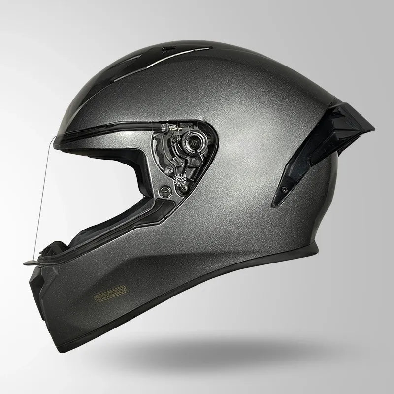 STUDDS Thunder Smoky Sp Gun Grey Full Face Helmet