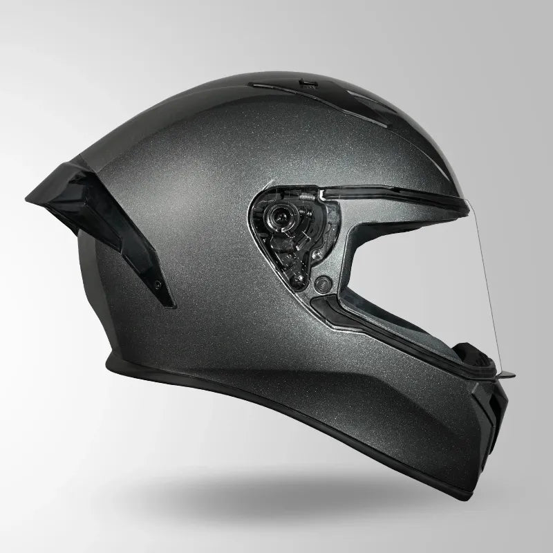 STUDDS Thunder Smoky Sp Gun Grey Full Face Helmet
