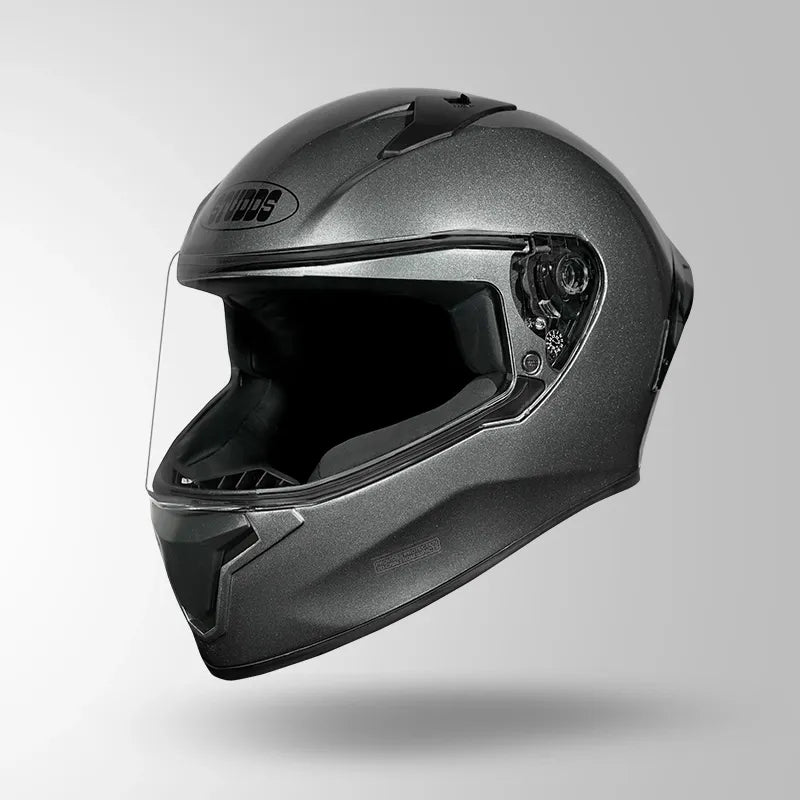 STUDDS Thunder Smoky Sp Gun Grey Full Face Helmet