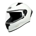 STUDDS Thunder Smoky Spoiler White Full Face Helmet
