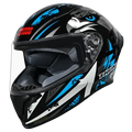 Studds Thunder Fenix Matt Black Blue Full Face Helmet