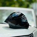 Studds Trooper Black Flip Up Helmet