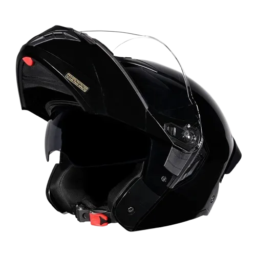 Studds Trooper Black Flip Up Helmet