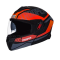 STUDDS Trooper D1 Matt Black N8 Pink Flip Up Helmet