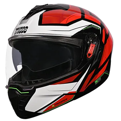 STUDDS Trooper D2 Black N2 Flip Up Helmet