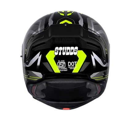 STUDDS Trooper D3 Black N5 Flip Up Helmet