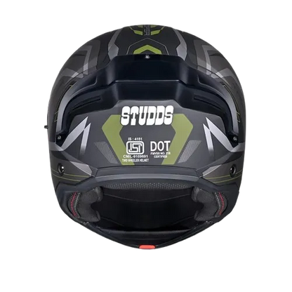 Studds Trooper D3 Matt Black N3 Flip Up Helmet