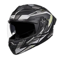 Studds Trooper D4 Matt Black Yellow N4 Flip Up Helmet