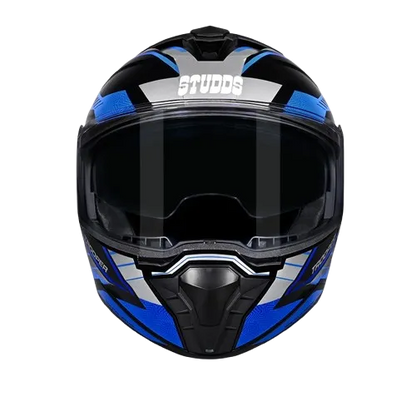Studds Trooper Race D4 Black Gray N1 Full face Helmet