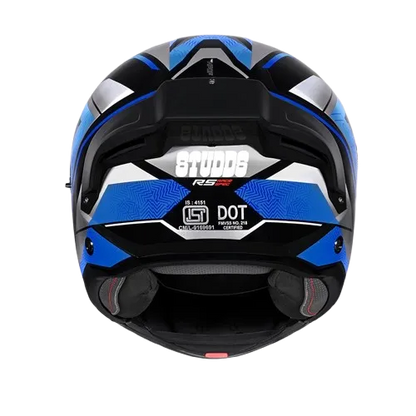 Studds Trooper Race D4 Black Gray N1 Full face Helmet