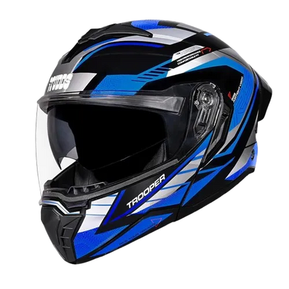 Studds Trooper Race D4 Black N1 Full face Helmet