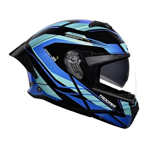 Studds Trooper Race D4 Black N1 Flip Up Helmet