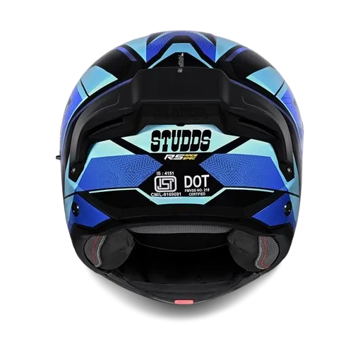 Studds Trooper Race D4 Black N1 Flip Up Helmet