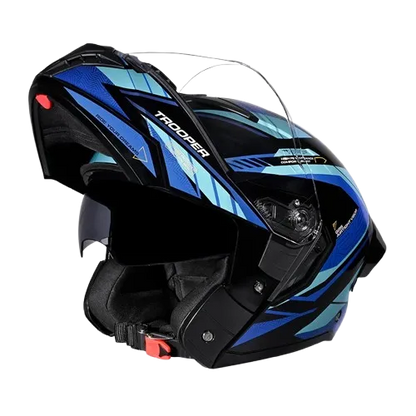 Studds Trooper Race D4 Black N1 Flip Up Helmet