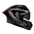 Studds Trooper Race D4 Black Orange N4 Full Face Helmet