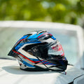 Studds Trooper Race D4 Black Red N1 Flip Up Helmet