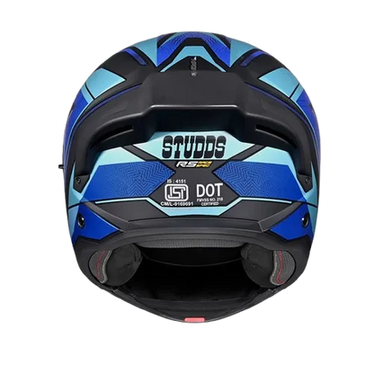 Studds Trooper Race D4 Matt Black N1 Flip up Helmet