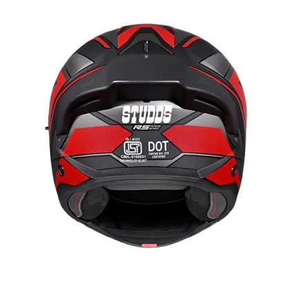 Studds Trooper Race D4 Matt Black N2 Flip up Helmet