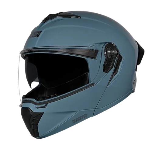 Studds Trooper Shark Skin Blue Flip Up Helmet