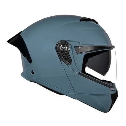 Studds Trooper Shark Skin Blue Flip Up Helmet