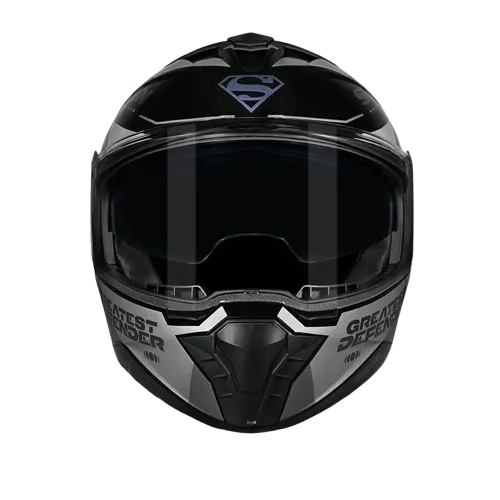 Studds Trooper Superman Black Chemeleon N8 Pink Flip Up Helmet