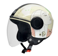 Studds Urban Super D3 Yellow Pink N6 Half Face Helmet