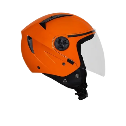 Studds Vogue Vibrant Orange Half Face Helmet